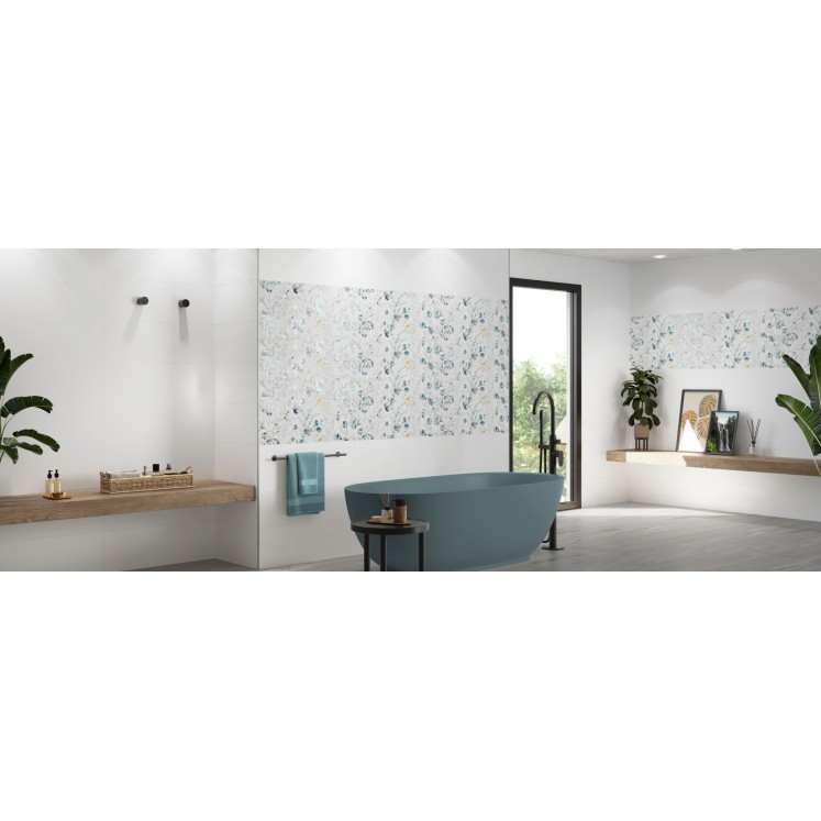 Azulejo Blanco 30x90 acabado mate rectificado